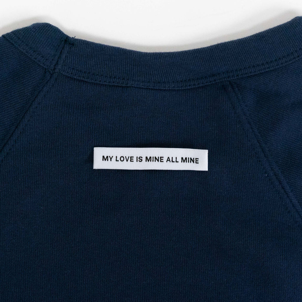 My Love Mine All Mine Raglan Crewneck (Navy)