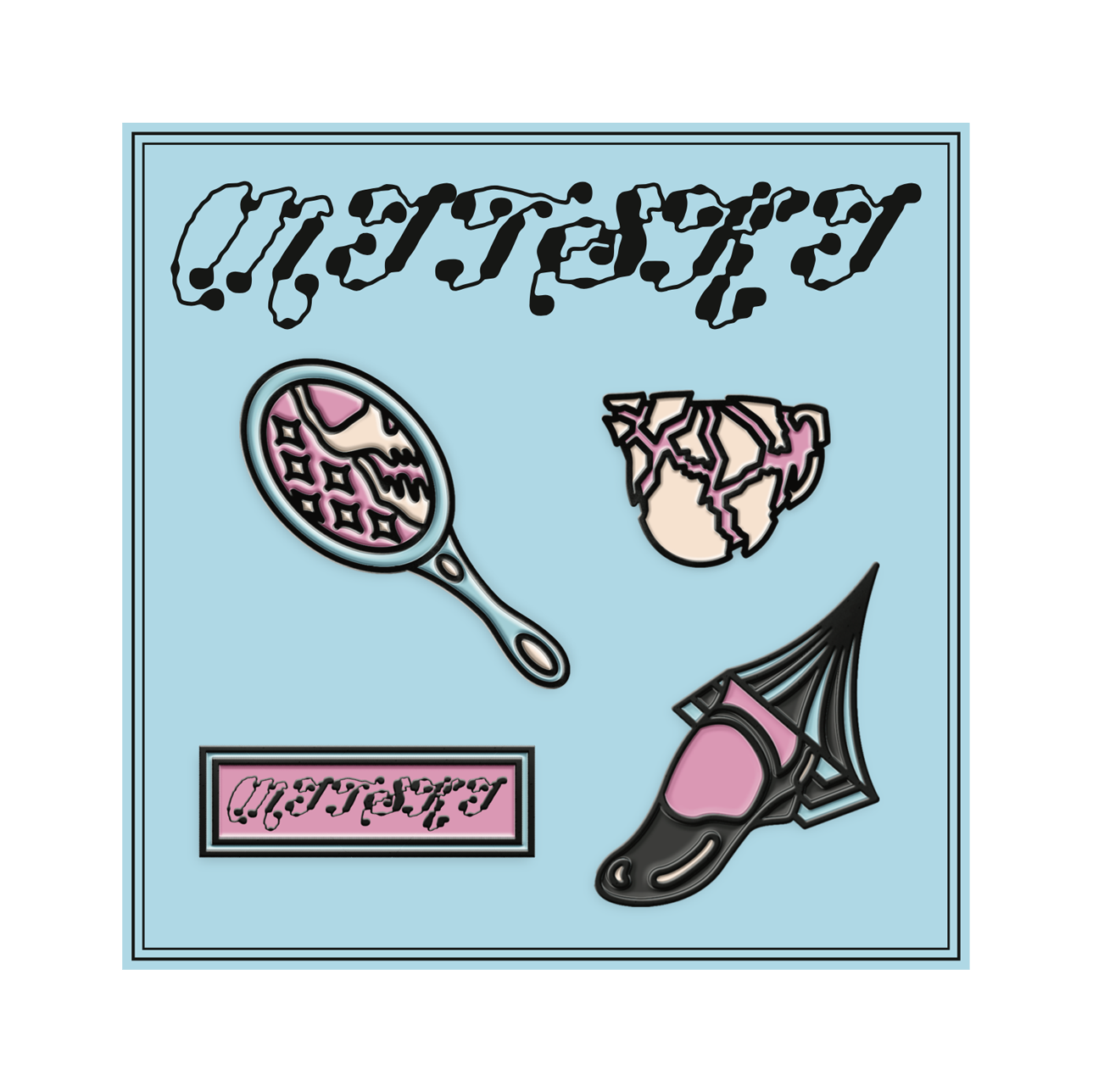 The Land Enamel Pin Set