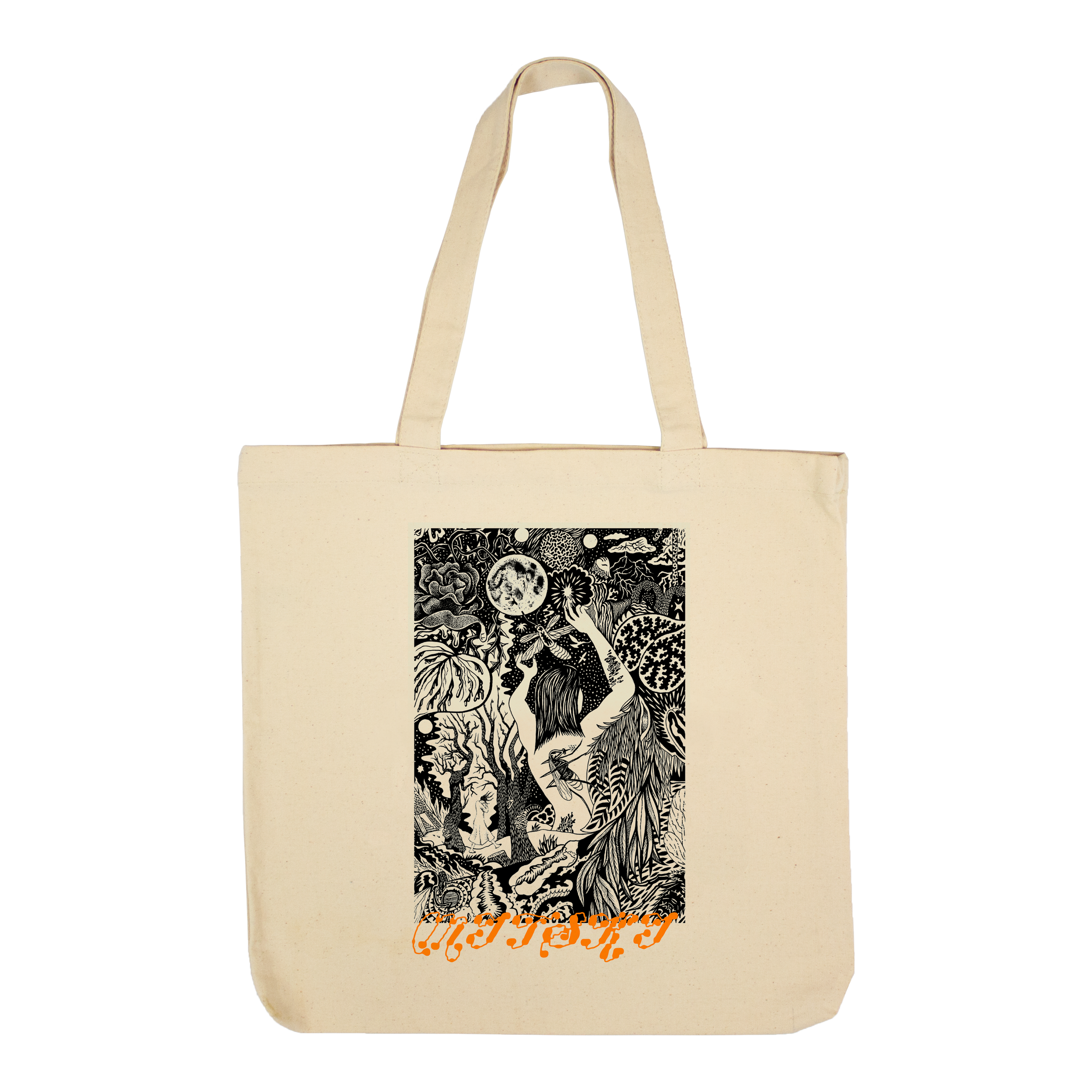 Spring Graphic Tote Bag